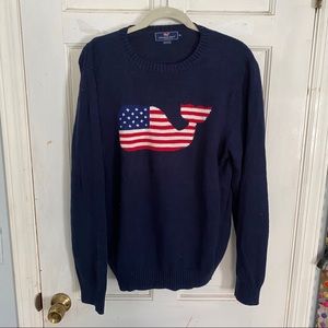 Vineyard Vines Flag whale sweater